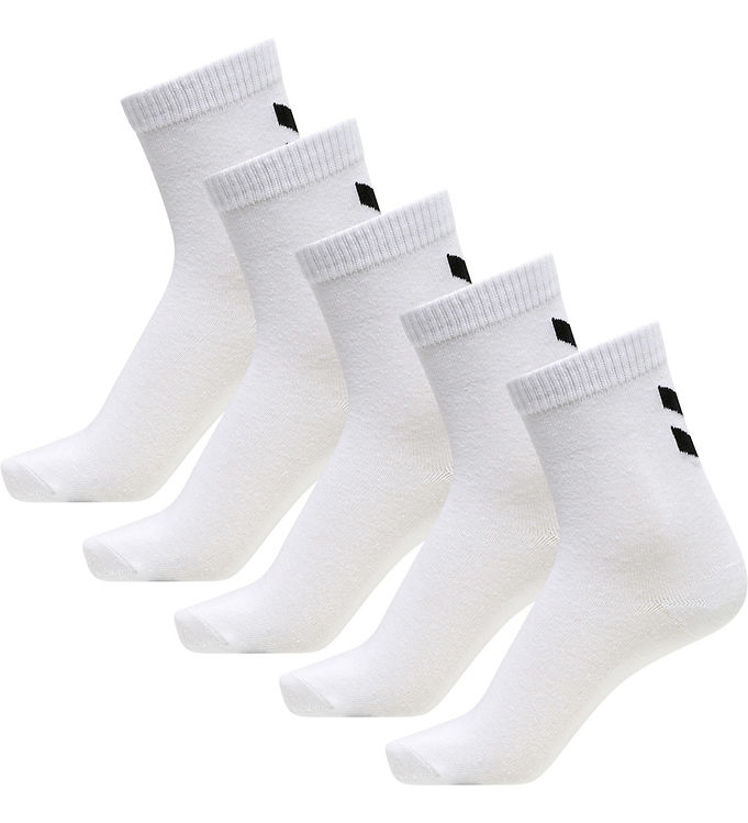 Hummel Strømper - hmlMAKE MY DAY SOCKS - 5-pak - Bright White