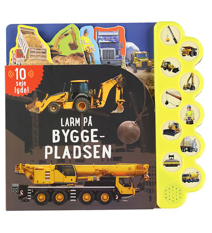 Forlaget Tukan Bog - Stor Papbog m. 10 Lyde - Larm På Byggeplads