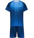 Hummel Træningssæt - hmlJR GRADIENT STRIPE SET - Dress Blues