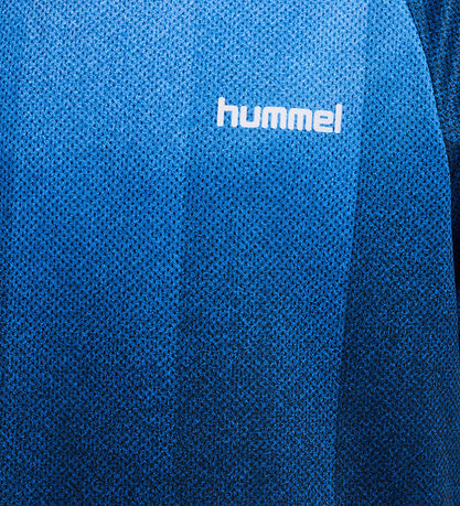 Hummel Træningssæt - hmlJR GRADIENT STRIPE SET - Dress Blues