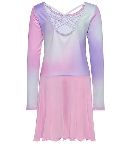 Hummel Gymnastikdragt - hmlJR GRADIENT SKIRTY GYMSUIT - Pastel L