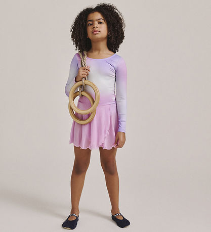 Hummel Gymnastikdragt - hmlJR GRADIENT SKIRTY GYMSUIT - Pastel L