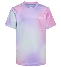 Hummel T-Shirt - hmlJR GRADIENT GYM T-SHIRT - Pastel Lavender
