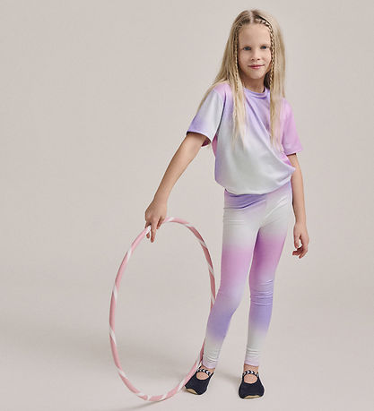 Hummel T-Shirt - hmlJR GRADIENT GYM T-SHIRT - Pastel Lavender