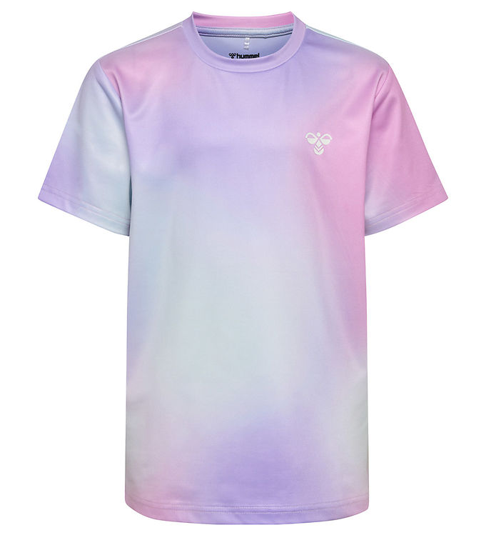 Hummel T-Shirt - hmlJR GRADIENT GYM T-SHIRT - Pastel Lavender