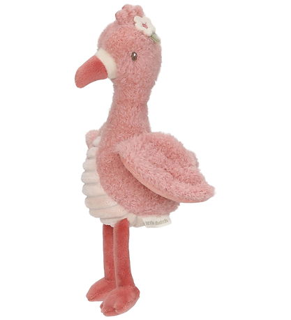 Little Dutch - Krammedyr Flamingo - 17 cm - Safari Friends