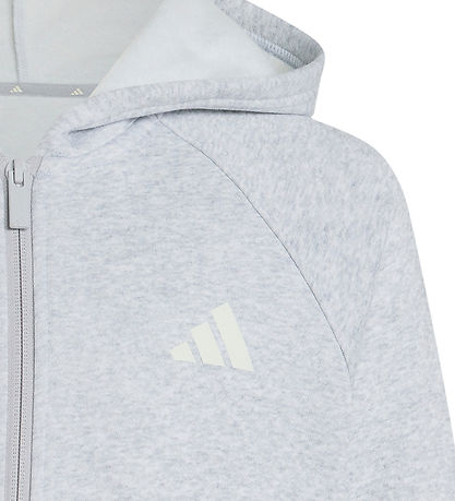 adidas Performance Cardigan - Lgrey/Owhite