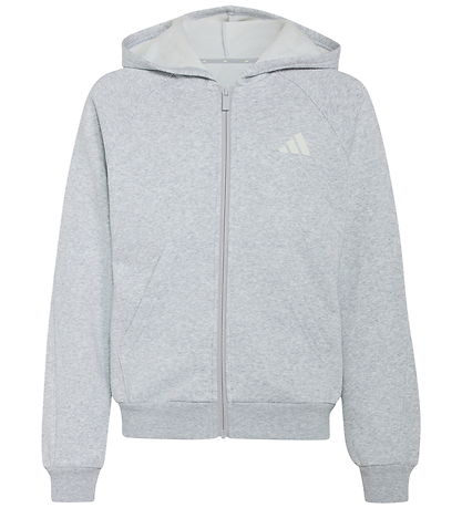 adidas Performance Cardigan - Lgrey/Owhite