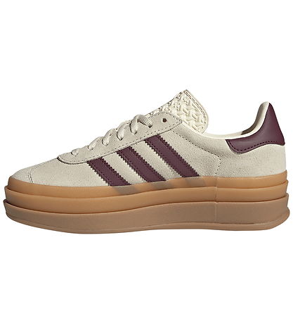 adidas Originals Sko - Gazelle Bold J - Crewht/Maroon/Goldmt
