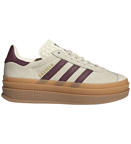 adidas Originals Sko - Gazelle Bold J - Crewht/Maroon/Goldmt