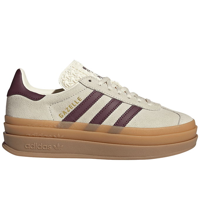 adidas Originals Sko - Gazelle Bold J - Crewht/Maroon/Goldmt