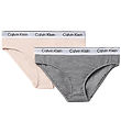 Calvin Klein Knickers - 2-Pack - Silver Peony/Grey/Pink