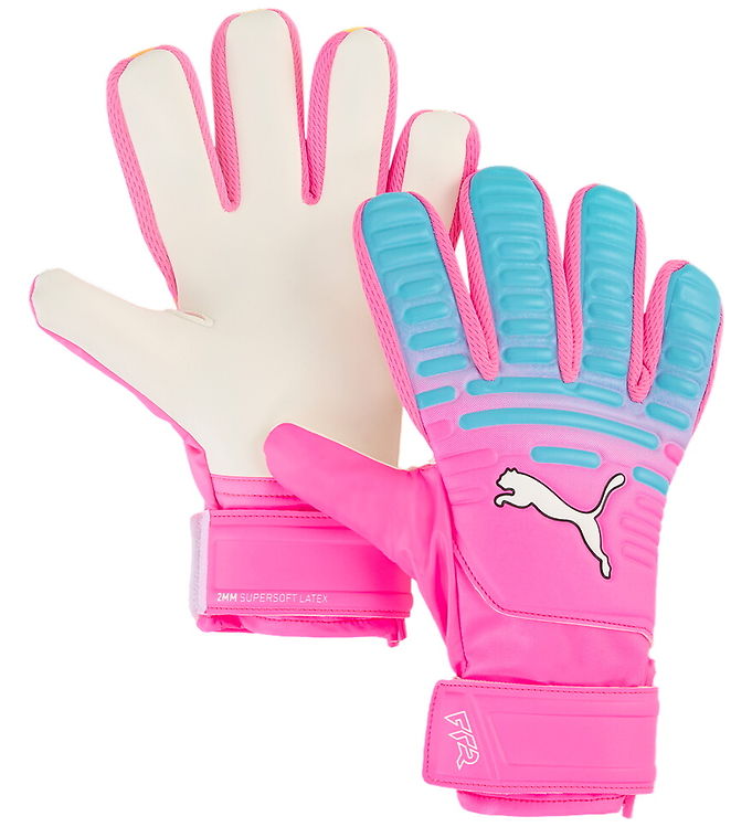 Puma Målmandshandsker - Future Play - Poison Pink/Bright Aqua/Su