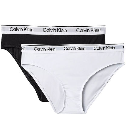 Calvin Klein Slips - 2er-Pack - Black/Bright White