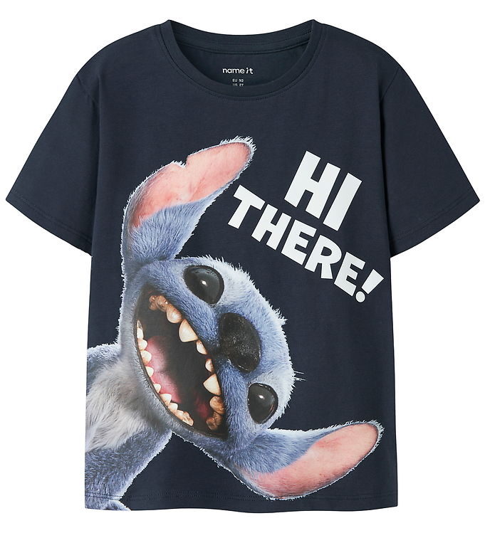 NAME IT Stitch T-shirt Jylle Navy Blazer