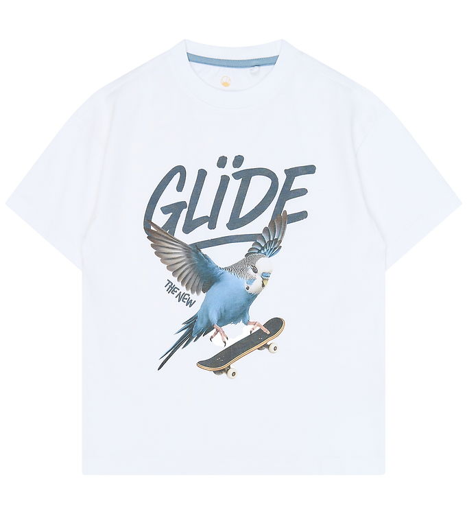 The New T-shirt - TnVince - Bright White m. Print