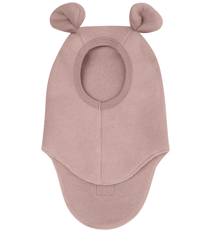 Huttelihut Elefanthue - Uldfleece - 1-lags - Mahogany Rose m. Ø