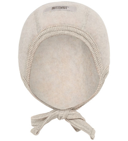 Huttelihut Hjelm - Uldfleece - Noos - Camel Melange