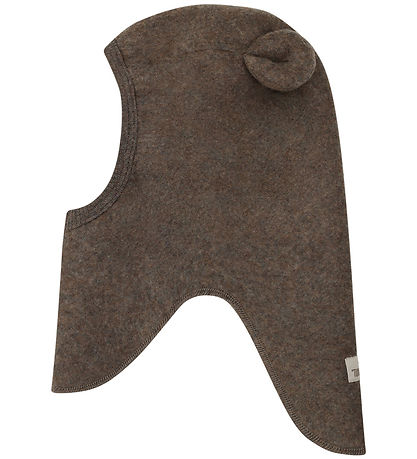 Huttelihut Elefanthue - 1-lags - Uldfleece - Noos - Brown Melang