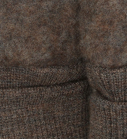 Huttelihut Luffer - Uldfleece - 2-lags - Noos - Brown Melange