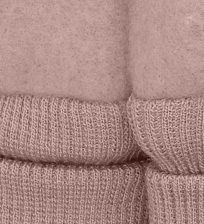 Huttelihut Luffer - Uldfleece - 2-lags - Noos - Mahogany Rose