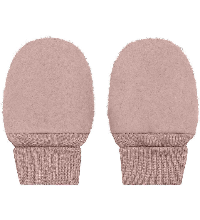 Huttelihut Luffer - Uldfleece - 2-lags - Noos - Mahogany Rose billede