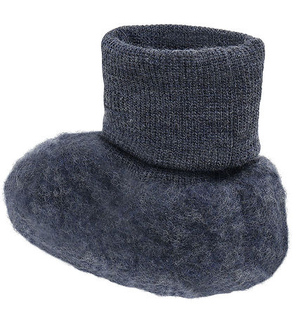 Huttelihut Futter - Uldfleece - 2-lags - Noos - Ombre Blue Melan