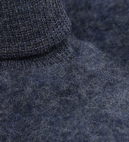 Huttelihut Futter - Uldfleece - 2-lags - Noos - Ombre Blue Melan