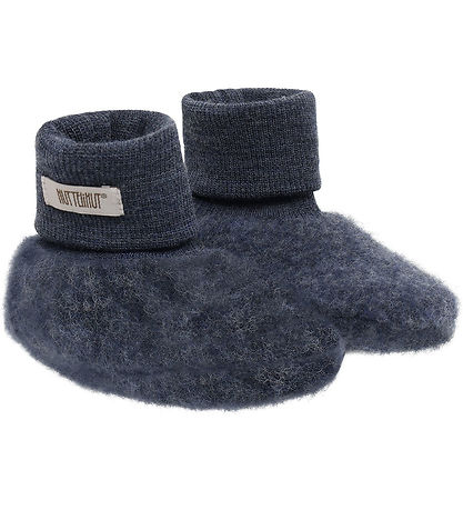Huttelihut Futter - Uldfleece - 2-lags - Noos - Ombre Blue Melan