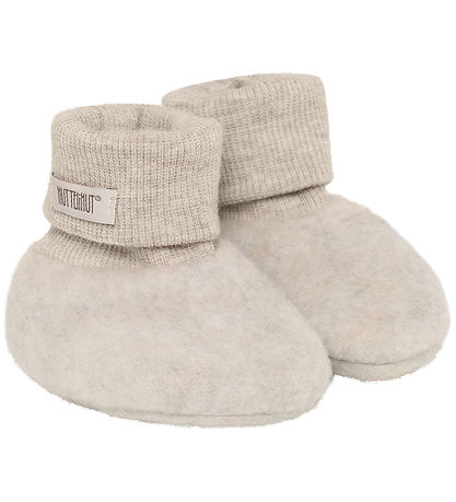 Huttelihut Futter - Uldfleece - 2-lags - Noos - Camel Melange