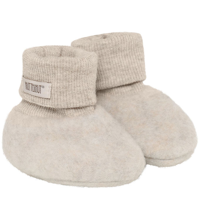 Huttelihut Futter - Uldfleece - 2-lags - Noos - Camel Melange billede