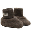 Huttelihut Futter - Uldfleece - 2-lags - Noos - Brown Melange