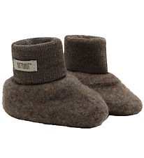 Huttelihut Futter - Uldfleece - 2-lags - Noos - Brown Melange