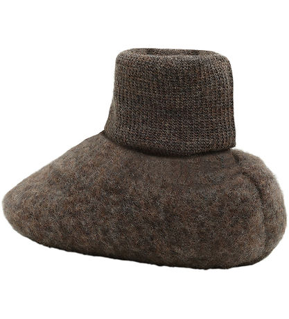 Huttelihut Futter - Uldfleece - 2-lags - Noos - Brown Melange