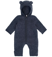 Huttelihut Køredragt - Uldfleece - Noos - Ombre Blue Melange m- 
