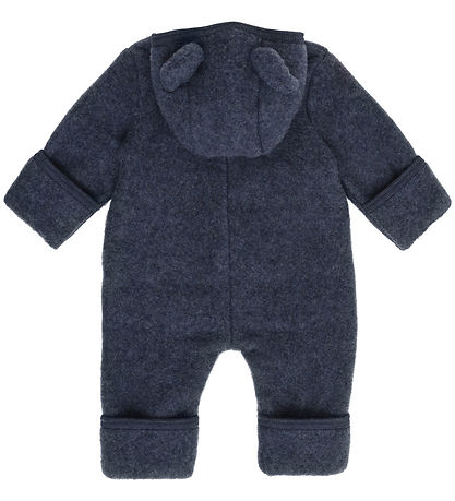 Huttelihut Køredragt - Uldfleece - Noos - Ombre Blue Melange m- 