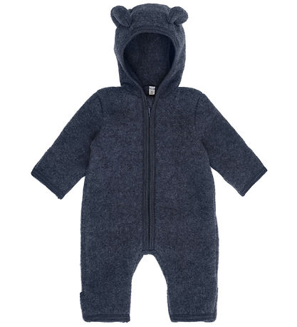 Huttelihut Køredragt - Uldfleece - Noos - Ombre Blue Melange m- 