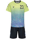 Hummel Træningssæt - hmlSHIMMER - Shadow Lime/Sort