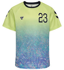 Hummel T-Shirt - hmlSHIMMER - Shadow Lime/Sort