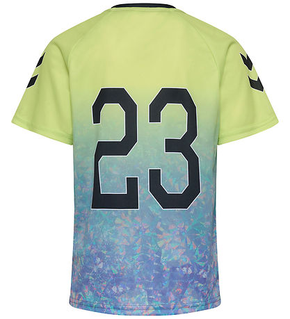 Hummel T-Shirt - hmlSHIMMER - Shadow Lime/Sort