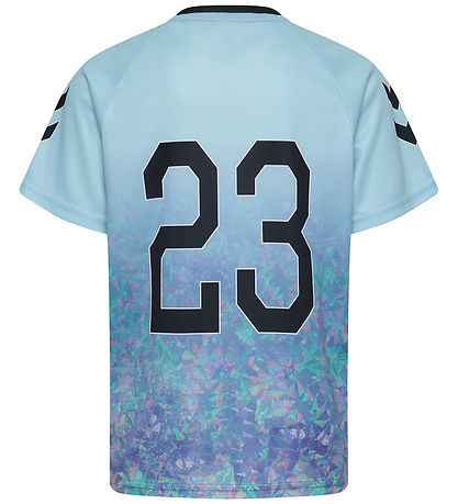 Hummel T-Shirt - hmlSHIMMER - Skyway/Sort