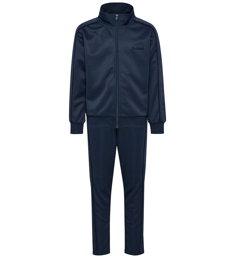 Hummel Trainingsanzug - Cardigan/Hosen - hmlJR - Dress Blues - Hummel - 10 Jahre (140) - Trainingsanzüge