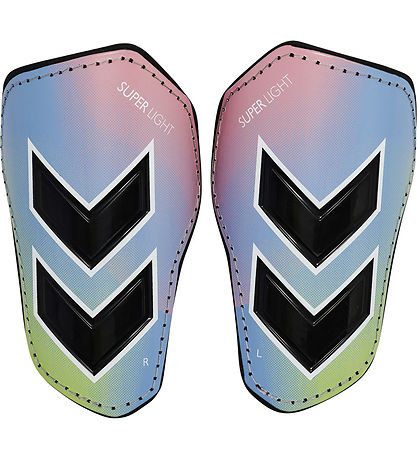 Hummel Benskinner - hmlSHIN Guards Super Light - Sort/Hvid