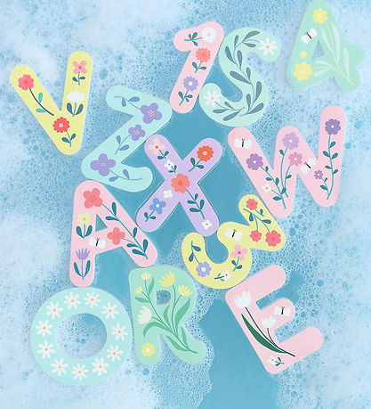 A Little Lovely Company Badelegetøj - 36 stk. - Flowers