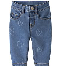 Name It Jeans - NbfRose - NOOS - Medium Blue Denim/Heart