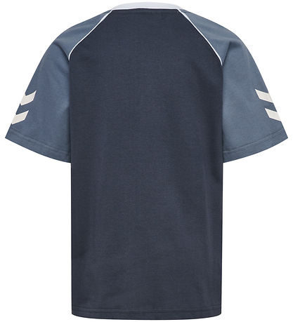 Hummel T-shirt - HmlJr Rolf - Ombre Blue