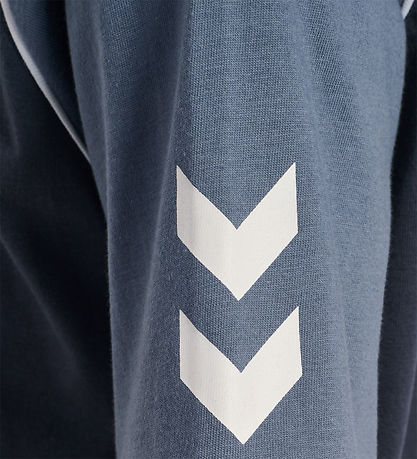 Hummel T-shirt - HmlJr Rolf - Ombre Blue