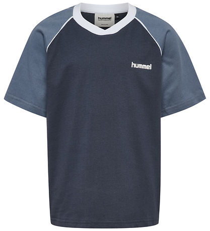 Hummel T-shirt - HmlJr Rolf - Ombre Blue