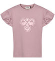 Hummel T-shirt - HmlJr - Sea Fog m. Logo