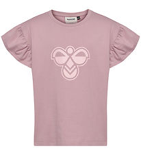 Hummel T-shirt - HmlJr - Sea Fog m. Logo